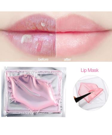 15-Piece Lip Mask Set | Natural Collagen Lip Pads for Moisturizing & Peeling Care | Anti-Crack Pink Lip Treatment - Buy Online on GoSupps.com