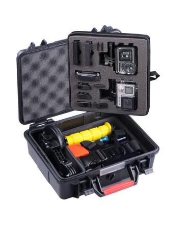 Smatree SmaCase GA500 Floaty/Water-Resist Hard Case Compatible for GoPro Hero 11/10/9,8,7,6,5,4,3 Plus, 3, 2, 1,GoPro Hero (2018),DJI Osmo Action, 7.9 Liter(Camera and Accessories Not Included)