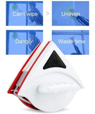 Window Cleaner Household Magnetic Double Side Glass Wiper Double-Sided Brushes Cleaning Brush - Buy Online on GoSupps.com