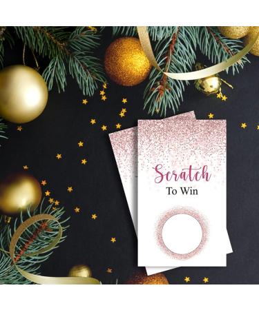 Haizct 50 Pack Navy blue and Gold Blank Gift Certificate Scratch Off Cards for Small Business Spa Beauty Makeup Hair Salon Bridal Shower Baby Shower Country Wedding-GK084 - Buy Online on GoSupps.com