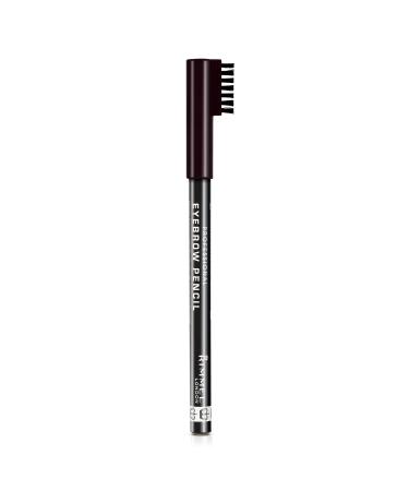 Rimmel Professional Eyebrow Black Brown 0.05oz (Pack of 3) - Long-Lasting Defining Formula - Buy Online on GoSupps.com