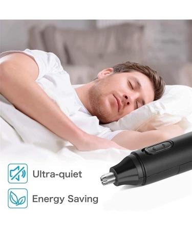 Buy Electric Nose Hair Trimmer for Men - 360 Rotating Painless Dual Edge Blades Waterproof Mute Motor - International Shipping Available - Buy Online on GoSupps.com