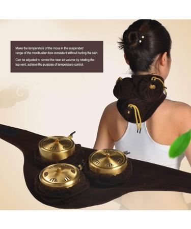ZJchao Portable Moxibustion Bag - Adjustable Copper Moxa Box for Smoke-Free Moxibustion Therapy | International Shipping - Buy Online on GoSupps.com