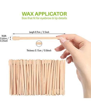 600 Pack Wooden Waxing Spatulas for Hair Removal | Natural Wood Wax Sticks - Ideal for Salon & Home Use - Buy Online on GoSupps.com