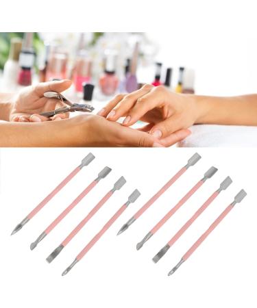 HUSHUI Cuticle Pusher Tool Kit 2 Set Dual Sided Nail Cuticle Cleaner Tool Stainless Steel Remove Nail Dirt Spoon for Manicure Pedicure - Buy Online on GoSupps.com