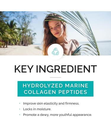 Vitamins and Sea Beauty Hydrolyzed Marine Collagen Face Elixir - Anti-Aging Plumping Serum for Fine Lines & Wrinkles 4 Fl Oz - Buy Online on GoSupps.com