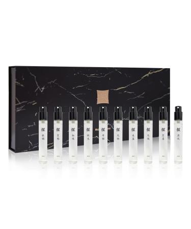 MAJESTY S SECRET PHEROMAX Mens Cologne Gift Sets Mini Bottles Travel Size Perfume for Men Edp Eau De Parfum Men Sampler Set Long Lasting Cologne for Men Spray (TAN TU)