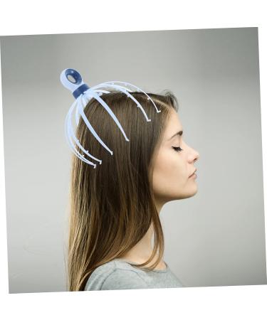 Hapinary Octopus Head Massager - Ultimate Scalp Massage Tool | Claw Style Plastic Care Device - 21x15x15cm - Blue - Buy Online on GoSupps.com