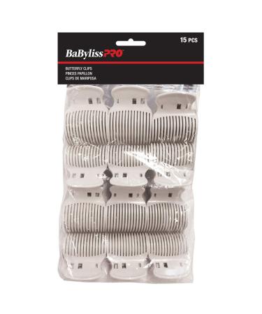 BaBylissPRO Butterfly Clips Suitable for All Roller Sets 15 per pack - Buy Online on GoSupps.com