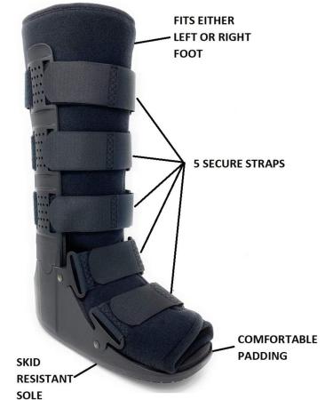 Buy PHASFBJ Short Foot Orthosis - Easy Support & Protection for Ankle Fractures Tendon Repairs - International Shipping Available - Buy Online on GoSupps.com