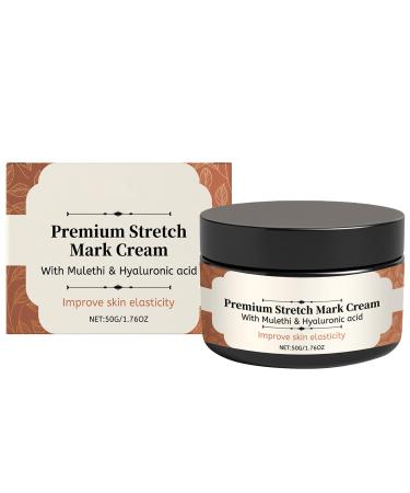 G n rique Stretch Mark Cream for Pregnancy | 50g Pregnancy Belly Care | Non-Greasy Texture Prevents Stretch Marks and Improves Skin Elasticity | Moisturizing and Preventative