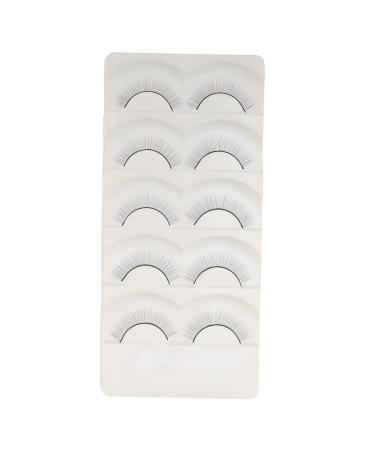 FOMIYES 5 Pairs Fake eyelashes soft thick lashes reusable black eyelash adhesives false eyelashes lash extensions supplies handmade eye lashes soft light fake lash Model artificial fiber