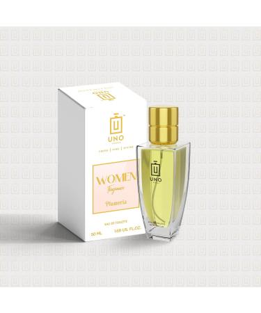 UNO. AROMA Plumeria EDT Women Fragrance Perfume With Long Lasting Soothing Scent Pack Of 1 Eau de Toilette - 50 ml (For Women) - Buy Online on GoSupps.com