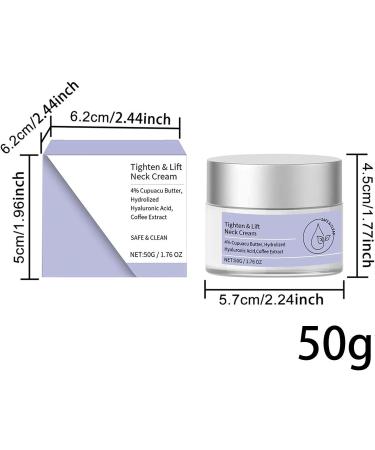 Furtryvl 50g Tighten and Lift Neck Cream Neck Firming Cream Neck Moisturizer Cream Decolletage Neck Cream For Sagging And Tighten For Tightening & Lift Skin Loose & Sagging Skin On Neck - Buy Online on GoSupps.com