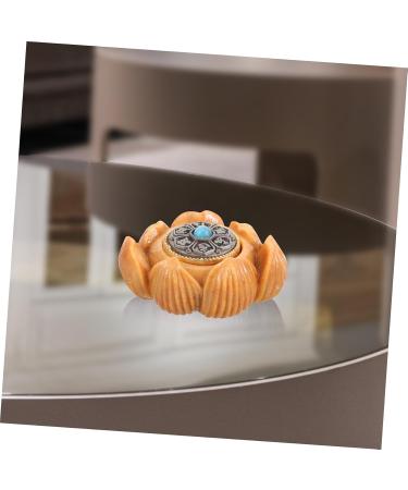 Shop Gatuida Auto-Decor Wooden Buddha Massage Plate | Hand-Carved Home D cor Trailer Jeweling | 3.2x2.7cm Sandalwood Figure - Buy Online on GoSupps.com