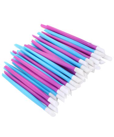 Rubber Cuticle Pusher Nail Cleaner Pusher Rubber Nail Pusher Rubber Tipped Pusher for Men and Women for Pushing Back the Cuticle and Cleaning Under the Nails