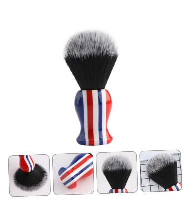 Soft Fur Shaving Brush & Mustache Grooming Tool - Durable Beard Brush for Men with Handle | Perfect Facial Cleaning Brush - Buy Online on GoSupps.com