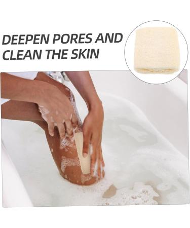 Loofah Back Brush Head - Exfoliating Bath Scrubber & Towel for Body Cleaning - Travel-Friendly Loofah for Effective Bathing - Buy Online on GoSupps.com