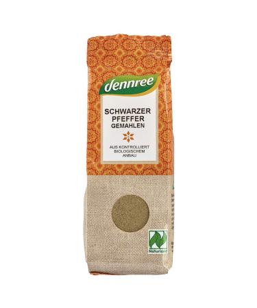 dennree Dennree Ground Organic Black Pepper 65g