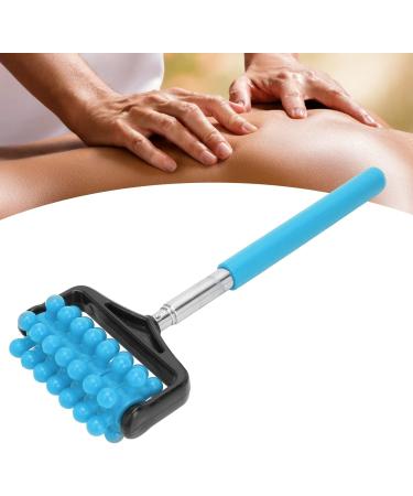 T-Shaped Massage Scooters Manual Body Rollers for Muscle Relief | Deep Tissue Trigger Point Massager Sky Blue - Buy Online on GoSupps.com