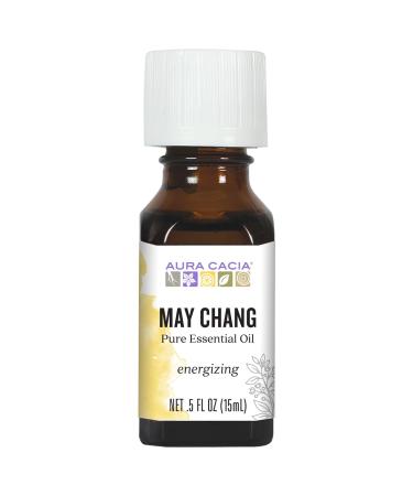 Aura Cacia May Chang Essential Oil 0.5 fl.oz.