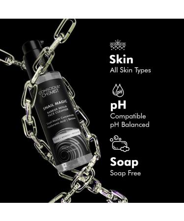 Snail Magic Cleanser - Low pH Gel Face Cleanser with Snail Mucin Betaine & Pine Bark Extract | 100ml | Gentle Daily Cleanser for All Skin Types | International Shipping - Buy Online on GoSupps.com