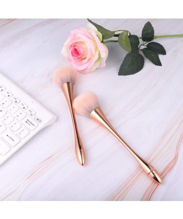 hugttt 2 Pcs Large Mineral Powder Brush Bronzer Kabuki Makeup Brush Soft Fluffy Foundation Brush Professional Powder Brush and Blush Brush for Daily Makeup Rose Gold - Buy Online on GoSupps.com
