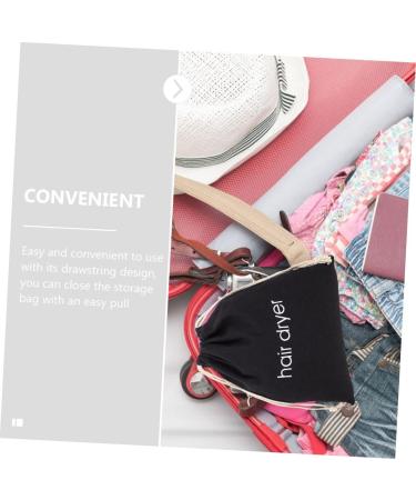 WOFASHPURET 2pcs Hair Dryer Storage Bag Makeup Bag Organizer Blower Dryer Bag Hair Dryer Carrier Bags Drawstring - Buy Online on GoSupps.com