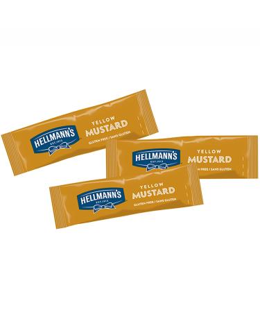 Hellmann's Sachets Mustard Yellow 198 x 10 ml