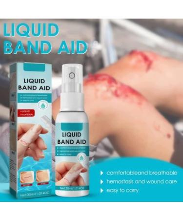 2Pcs Liquid Bandage Spray for Cuts and Scrapes - No Sting, Promotes Healing of Cracked Skin - Buy Online on GoSupps.com
