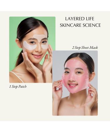 Ultra Floral Leaf 2-Step Mask Set - Brightening & Hydrating Korean Face Masks (5 Pack) for All Skin Types | Moisturizing & Anti-Wrinkle - Buy Online on GoSupps.com