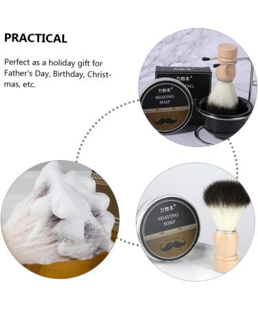 Fomiyes Men's Shaving Set: Foam Shell Razor Cup & Brush Stand - Travel-Friendly Black 12x8.5cm - Buy Online on GoSupps.com