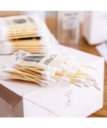 Ba30DEllylelly 100% Soft Bag Wooden Double-Headed Cotton Swabs | Best Sanitary Beauty & Makeup Swab Sticks for Global Shipping - Buy Online on GoSupps.com