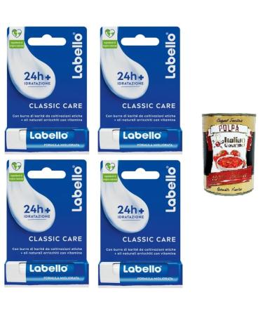 Italian Gourmet E.R. Classic Care Classic Lip Balm that Melts on Lips 4 x 5.5 g + Italian Gourmet Pulpa 400 g