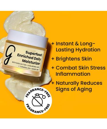Gleamin Cream for Face - Anti-Aging Moisturizer with Shea Butter and Hyaluronic Acid - 1.69 Fl Oz - Buy Online on GoSupps.com