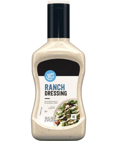 Amazon Brand - Happy Belly Ranch Dressing, 16 Fl Oz