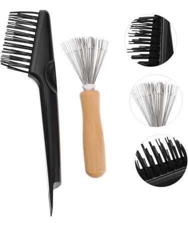 FOMIYES 4 Sets Brush Cleaning Tool Hair Curling Tools Comb Cleaning Brush Metal Wire Rake Remove Metal Rake Prongs Hair Brush and Comb Cleaner Hair Lint Remover Iron Pet Comb - Buy Online on GoSupps.com