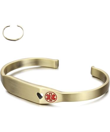 Buy WelMag Adjustable Medical Alert ID Bracelets - Custom Engraving & Free Shipping Worldwide - Buy Online on GoSupps.com