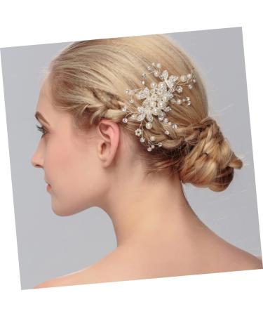 FRCOLOR Wedding Hair Accessories Wedding Headpiece Tiara Bridal Hair Comb Women Hairpin Bride Insert Comb Bridal Headdress Hair Dryer European and American Miss Flower Girl Hair Accessory - Buy Online on GoSupps.com