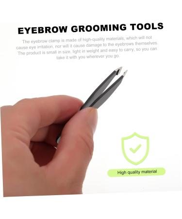 Frcolor Stainless Steel Mini Eyebrow Clips - 4 Pack Eye Brow Tweezers & Nail Accessories for Perfect Eyebrow Makeup - Buy Online on GoSupps.com