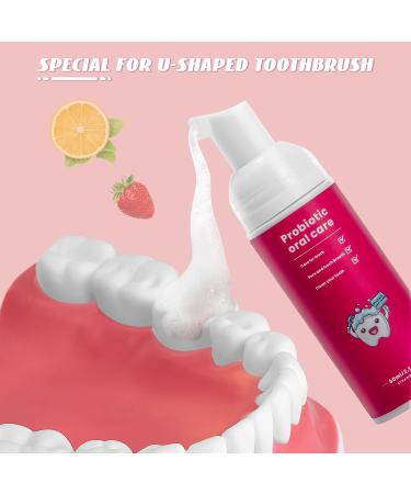 Kids Foam Fluoride Free Toothpaste with Strawberry and Watermelon Mint Flavor - Buy Online on GoSupps.com