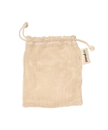 Pandoo Black Reusable Organic Cotton Pads | Eco-Friendly Make-Up Remover | 10 Washable Pads + Bags - Buy Online on GoSupps.com