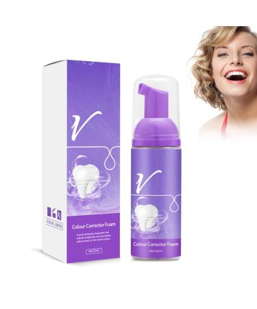 Mousse for the teeth 50 ml purple Vmousse whitens the teeth removes odor and tartar and freshens the breath toothpaste