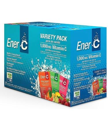 Conquitlam BC V36C2 EnerVitamin C Variety Pack 2 x 30 PacketsSachets Pack of 2 - Buy Online on GoSupps.com