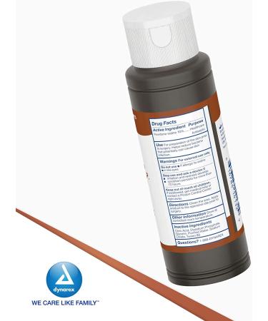 Dynarex Povidone-Iodine Prep Solution 10% Antiseptic 4 fl. oz. - Surgical Site Preparation - Buy Online on GoSupps.com
