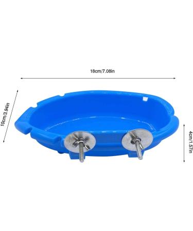 luminiu Bird Bath Bowl Cage Hanging Bathing Box Bird Baths Tub Bowl Basin Parrot Bathing Tubs For Small Birds Bathing Room Feeder 18x10x4cm - Buy Online on GoSupps.com