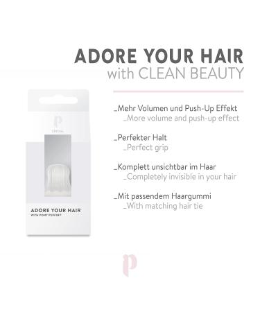 Pony Puffin Crystal - Volume & Hold for Perfect Braids | Vegan & Latex-Free | Made in Germany | Transparent for All Hair Colors - Buy Online on GoSupps.com