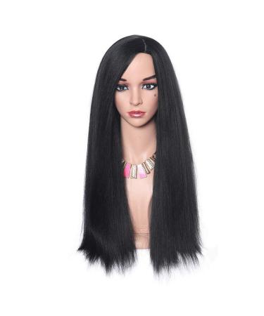 Buy Afro Wig for Women - Black Curly Wavy Long Hair | Synthetic 70s 60s 50s 80s Cosplay Party Styles - Buy Online on GoSupps.com