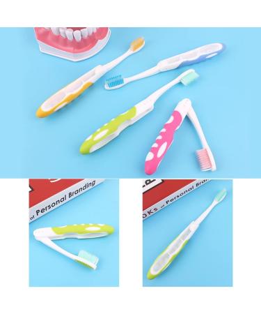 Buy Tslrsa Foldable Travel Toothbrush - 8 Soft Bristle Portable Toothbrushes for Adults & Children | Ideal for Sensitive Gums - International Shipping - Buy Online on GoSupps.com