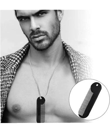 Beard Comb Metal Fine Comb Tooth Portable Mini Pocket Styling Beard Cleaning Comb for Thinner Hair Beard Attractive Processed - Buy Online on GoSupps.com